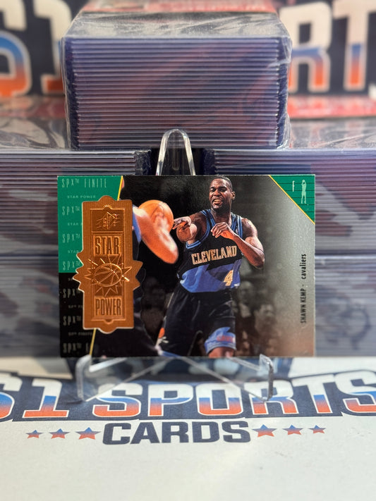 1998 Upper Deck SPx Finite (1,342/5,400) Shawn Kemp #140