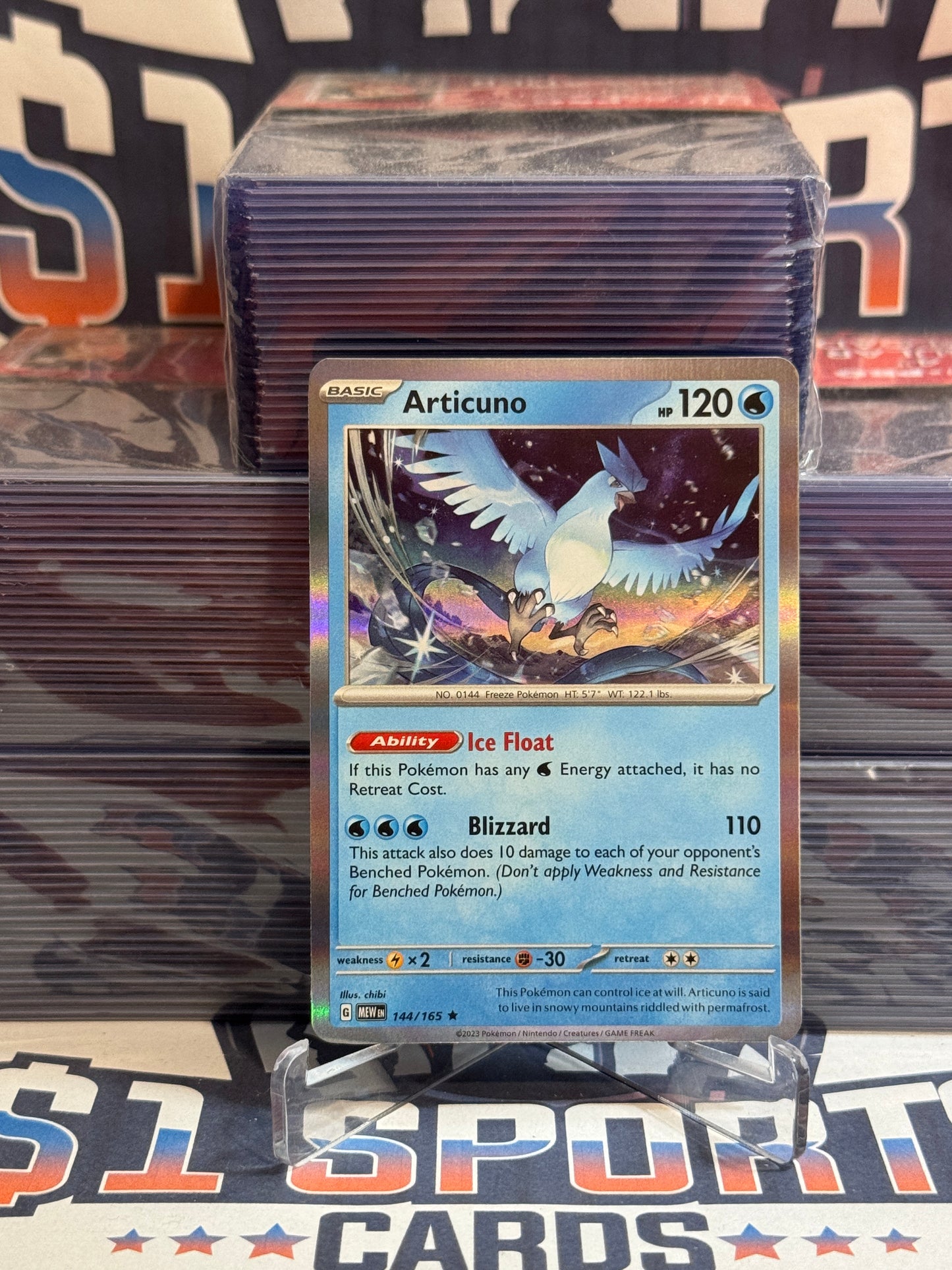 Pokemon TCG: Scarlet & Violet 151 - Articuno (Holo, Rare) #144