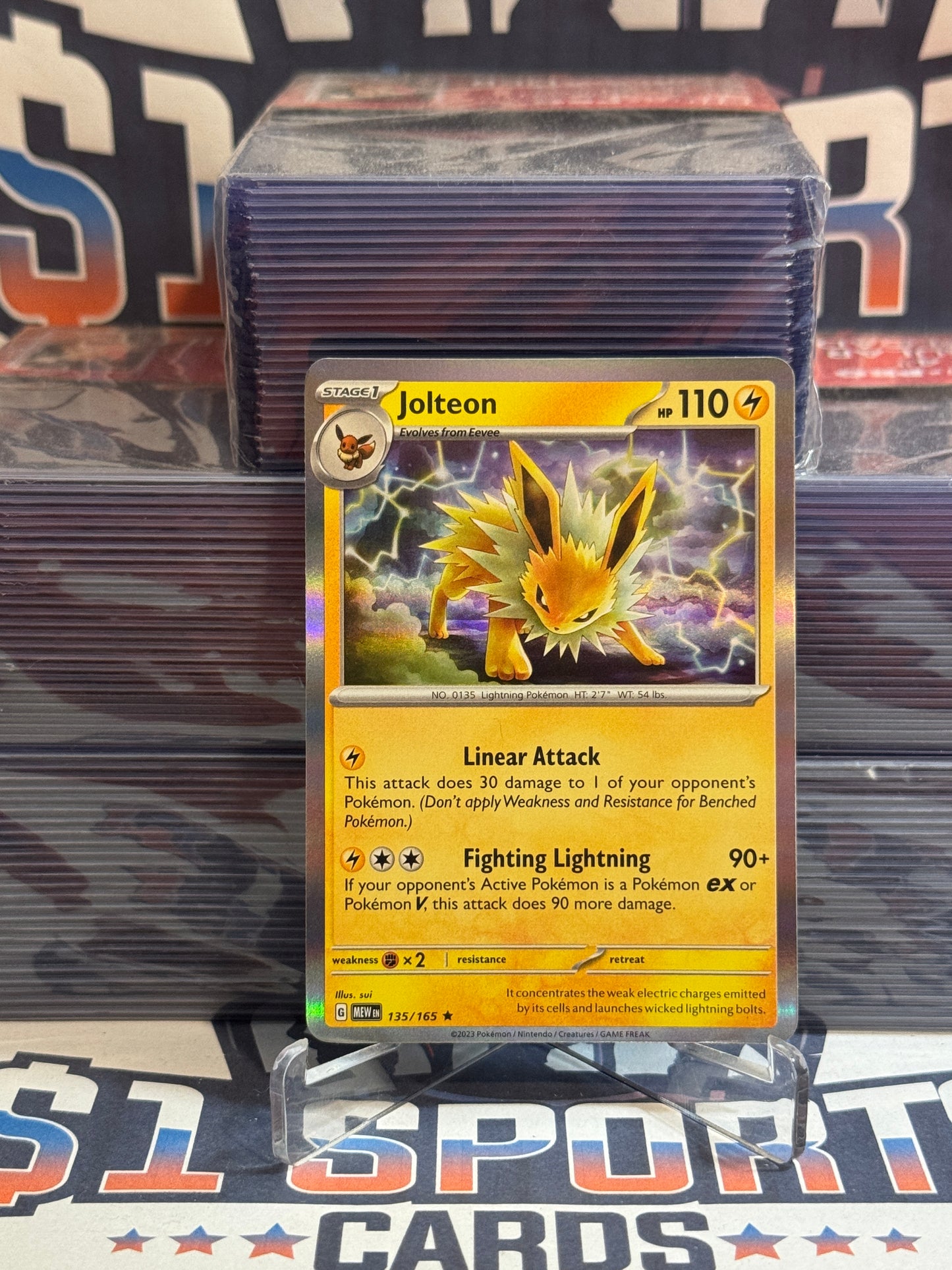 Pokemon TCG: Scarlet & Violet 151 - Jolteon (Holo, Rare) #135