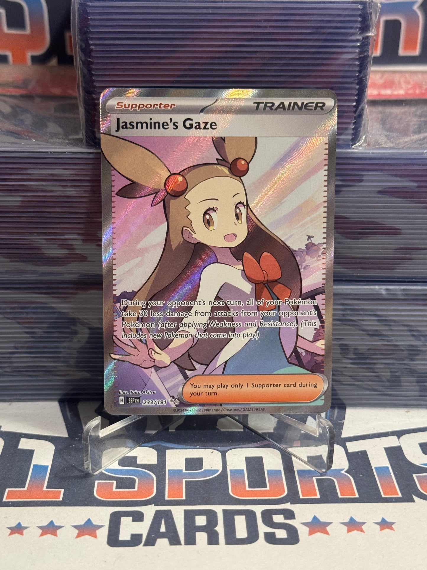 Pokemon TCG: Surging Sparks - Jasmine's Gaze (Ultra Rare) #233