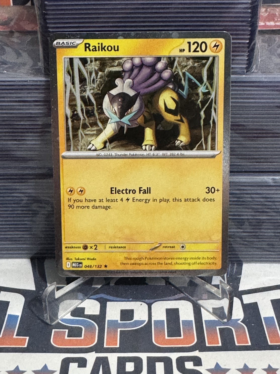 Pokemon TCG: Mega Evolutions - Raikou (Cosmos Holo, Rare) #48