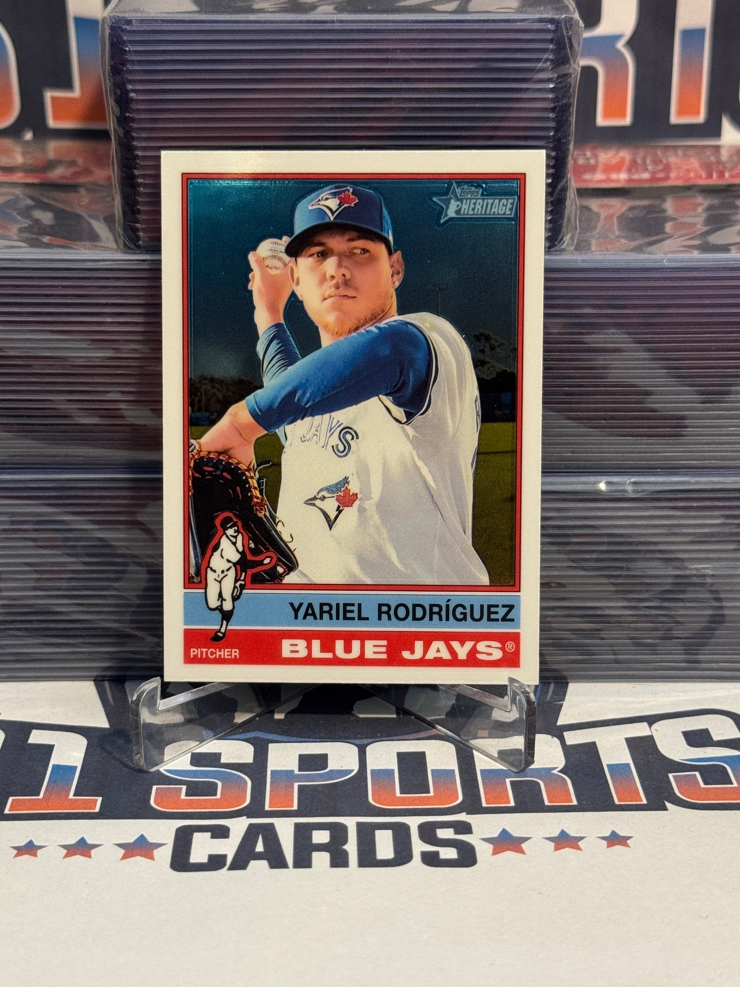 2025 Topps Heritage (Chrome) Yariel Rodriguez #357