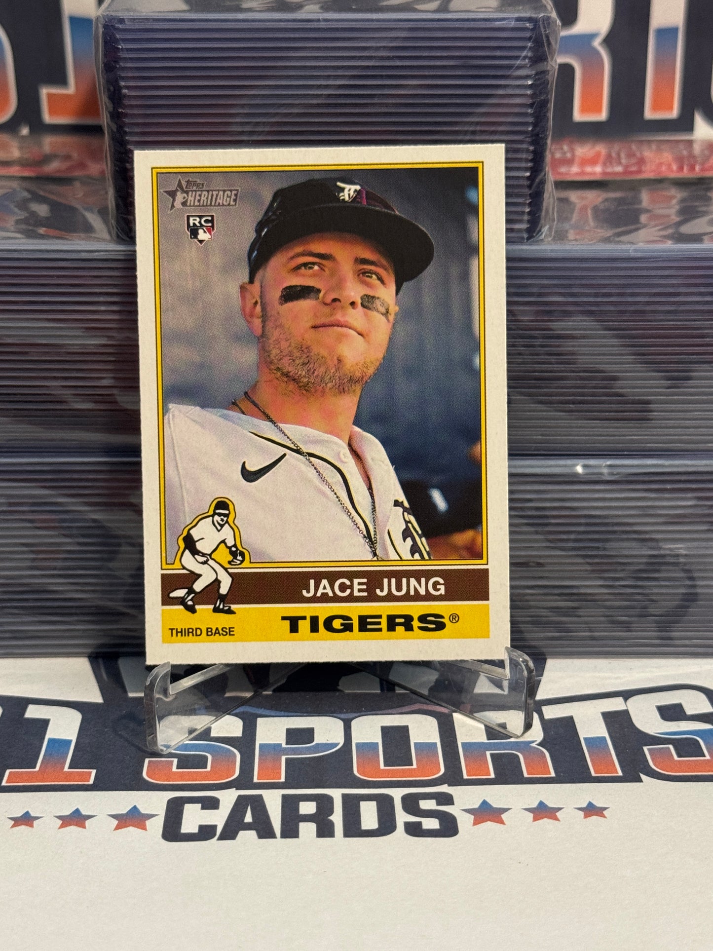 2025 Topps Heritage Jace Jung Rookie #71