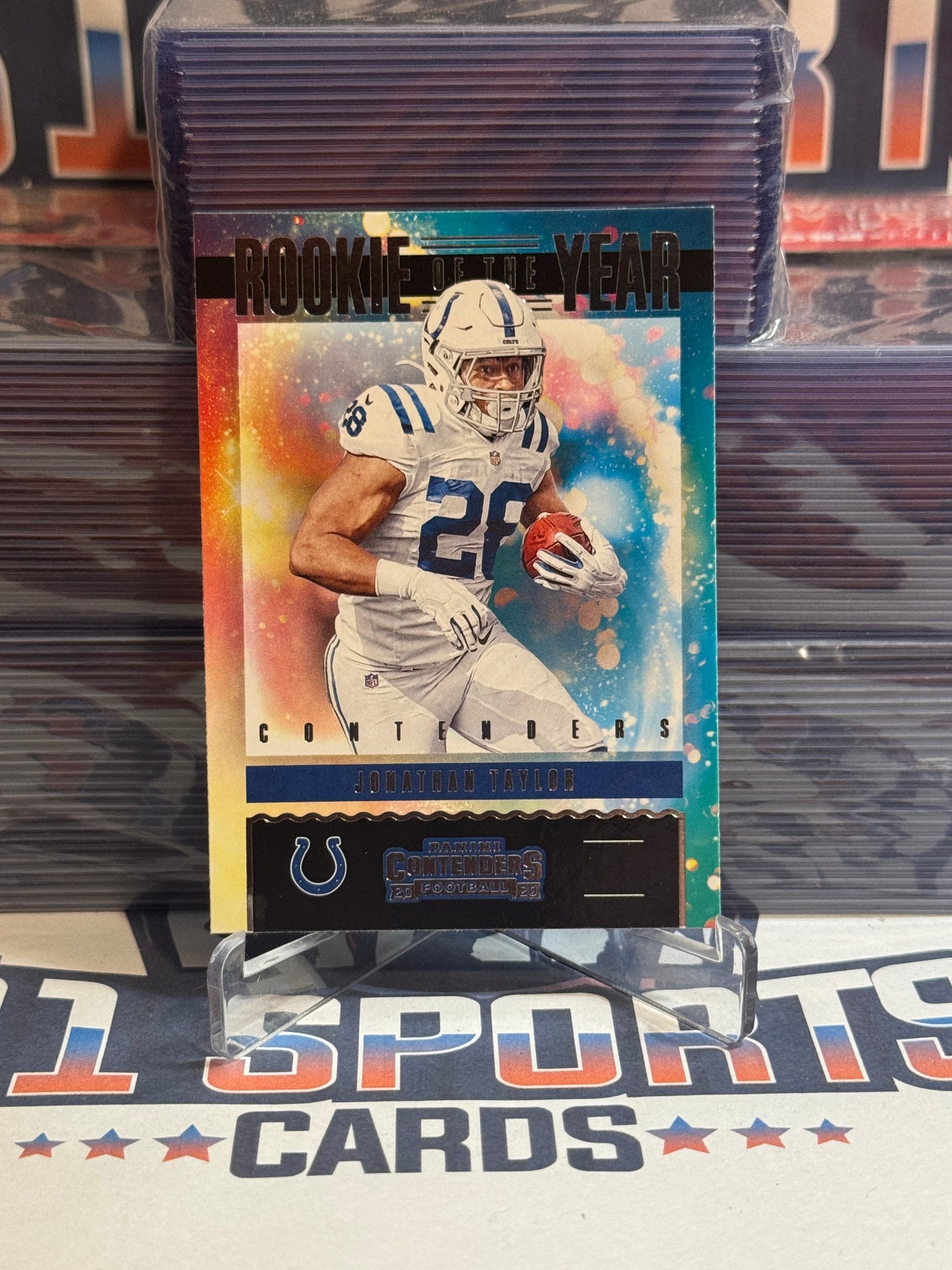 2020 Panini Contenders (Rookie of the Year) Jonathan Taylor Rookie #RY-JTA