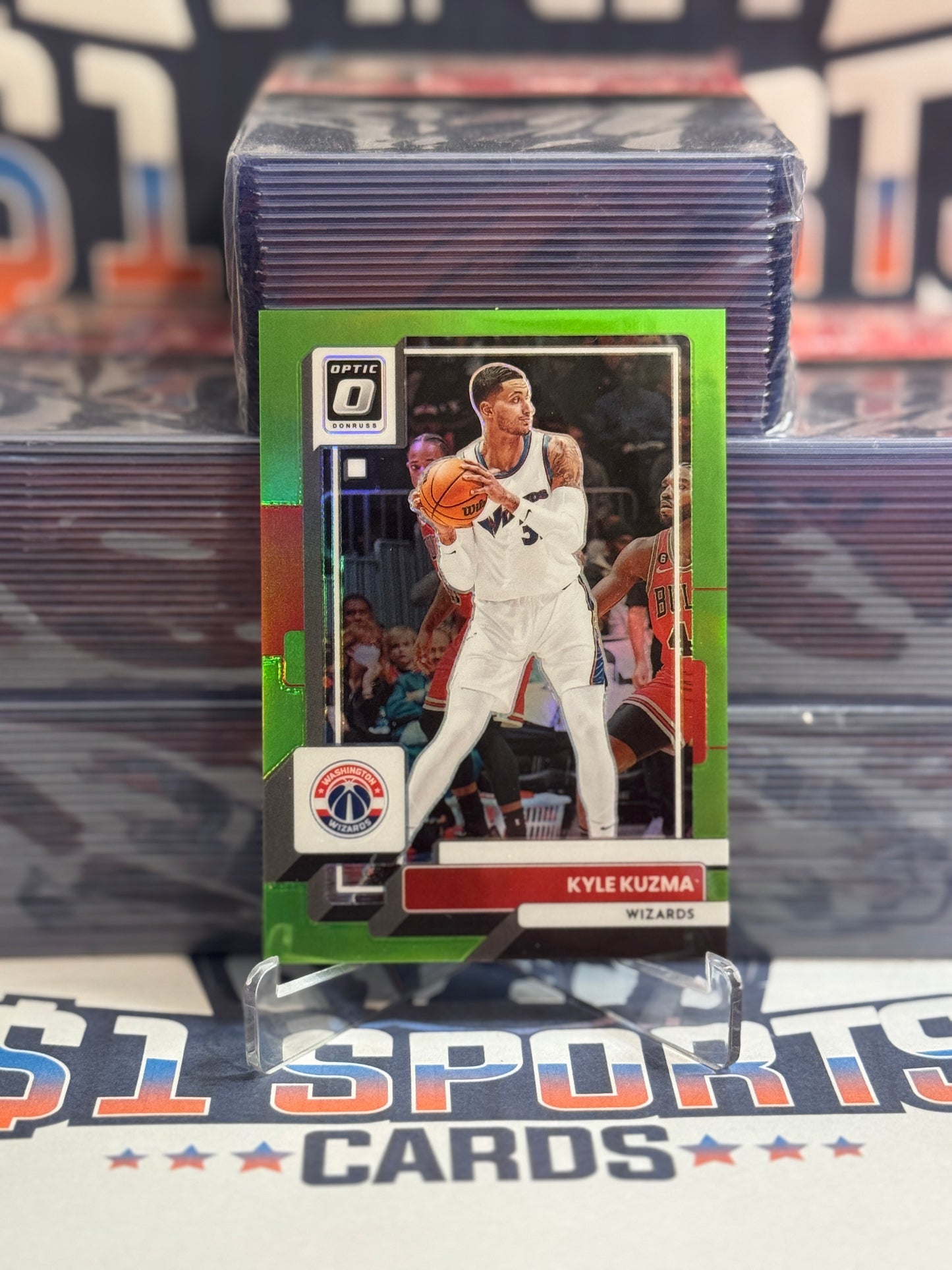 2022 Donruss Optic (Lime Green Prizm 115/149) Kyle Kuzma #155