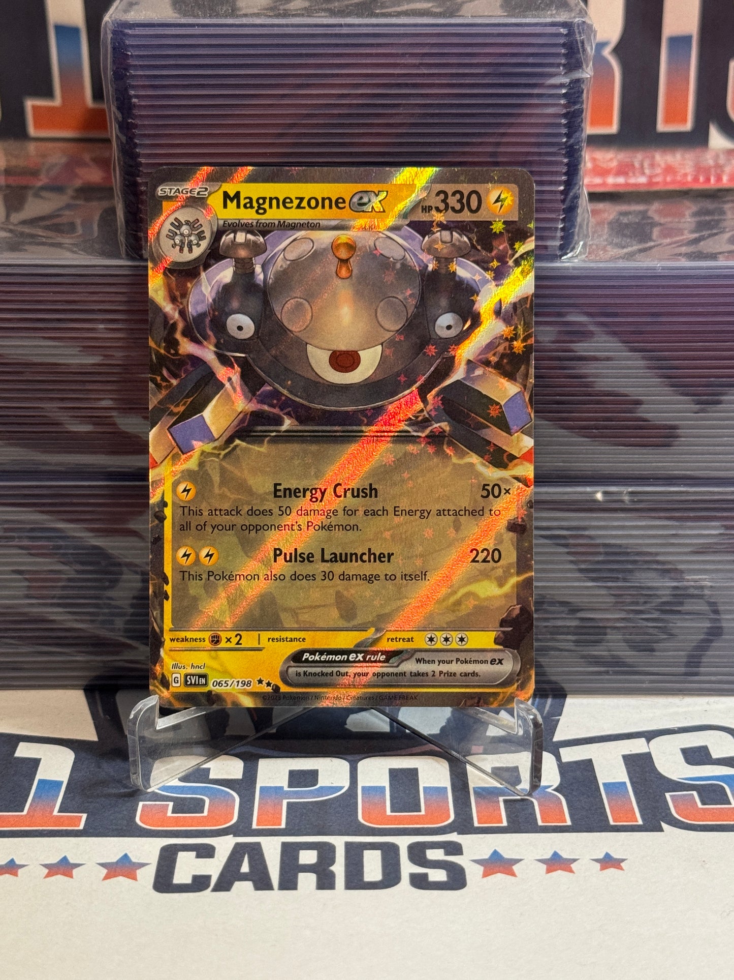 Pokemon TCG: Scarlet & Violet - Magnezone EX (Double Rare) #65