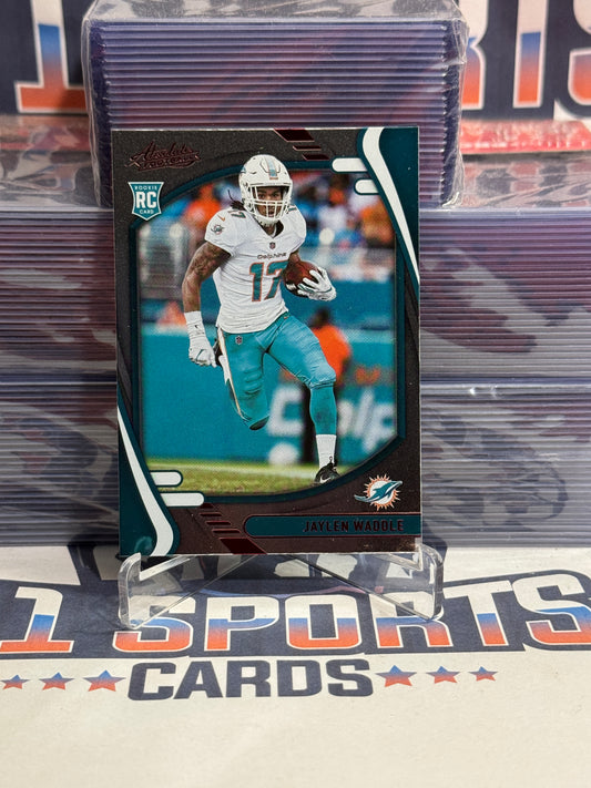 2021 Panini Absolute (Red) Jaylen Waddle Rookie #106