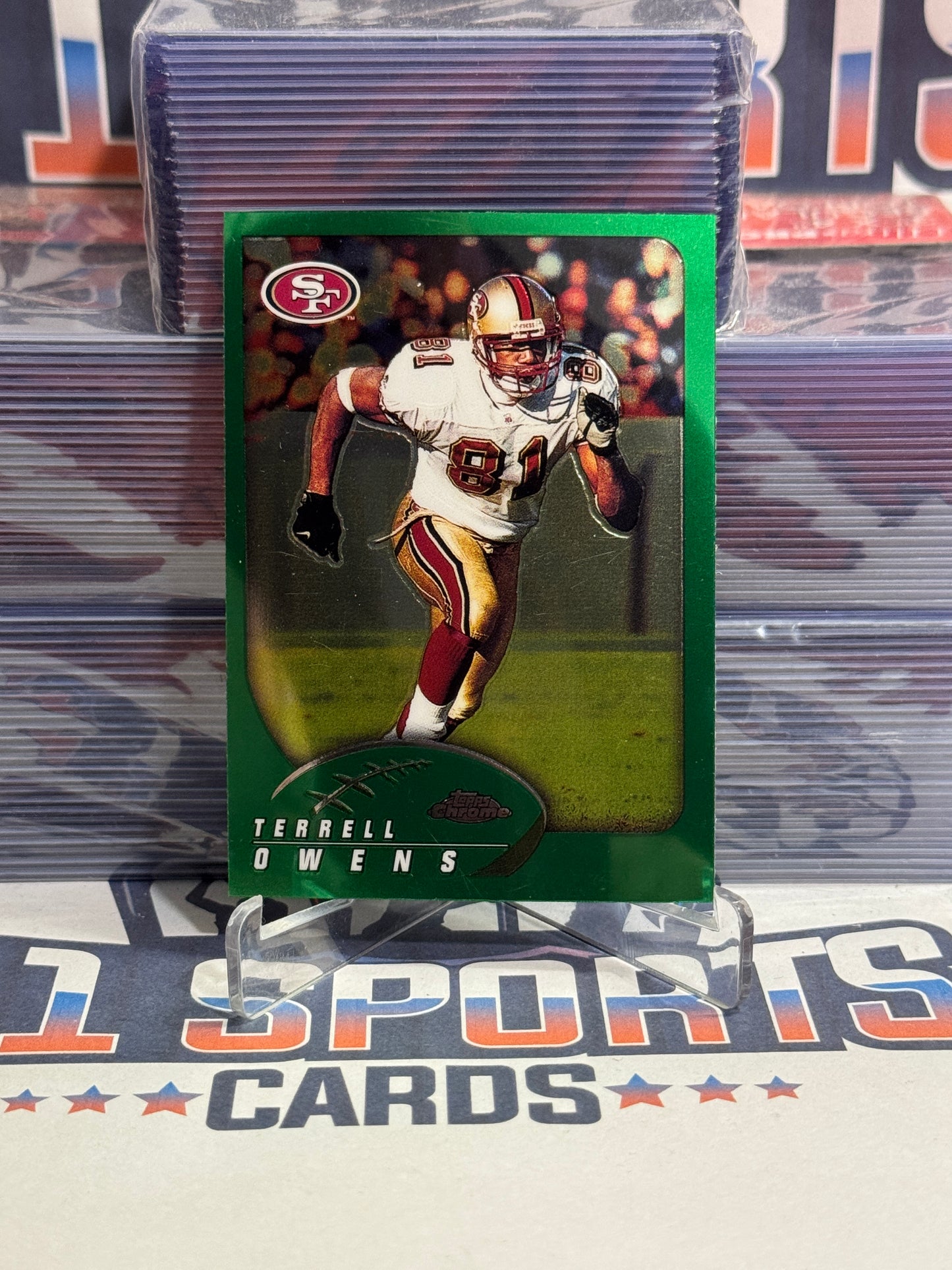 2002 Topps Chrome Terrell Owens #25