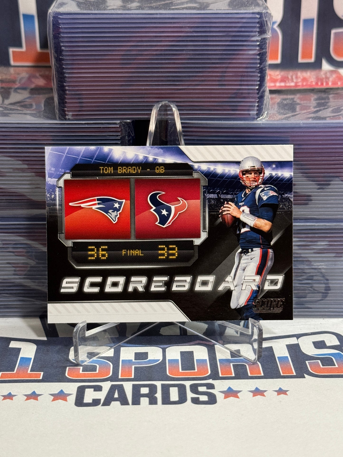 2018 Score (Scoreboard) Tom Brady #4
