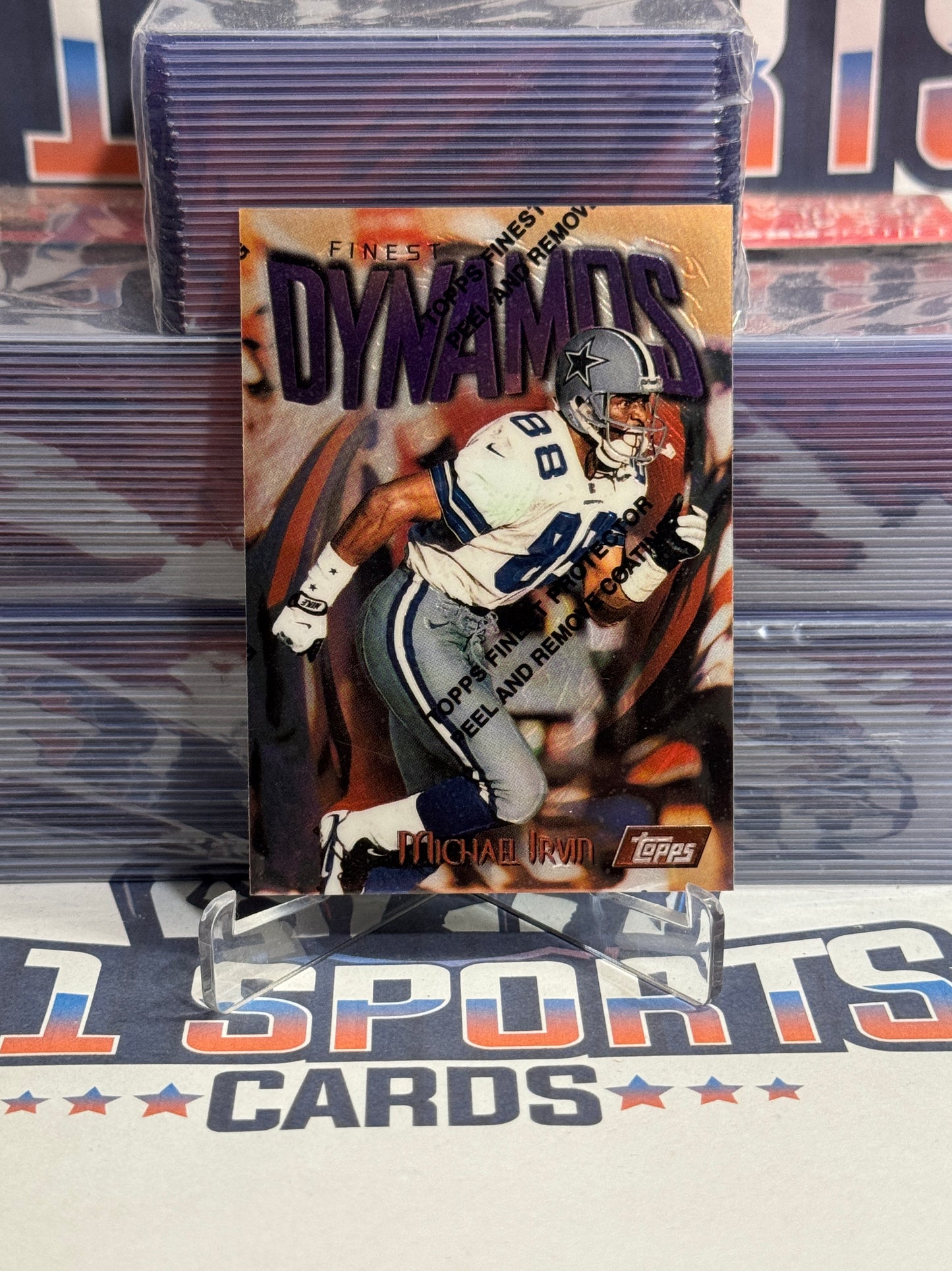1997 Topps Finest (Dynamos) Michael Irvin #30