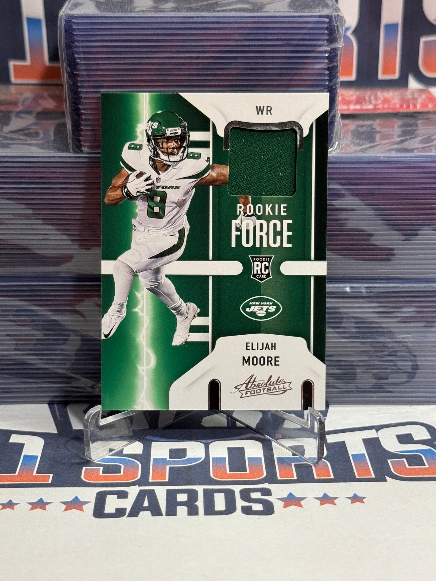 2021 Panini Absolute (Rookie Force Relic) Elijah Moore #RF-EMO