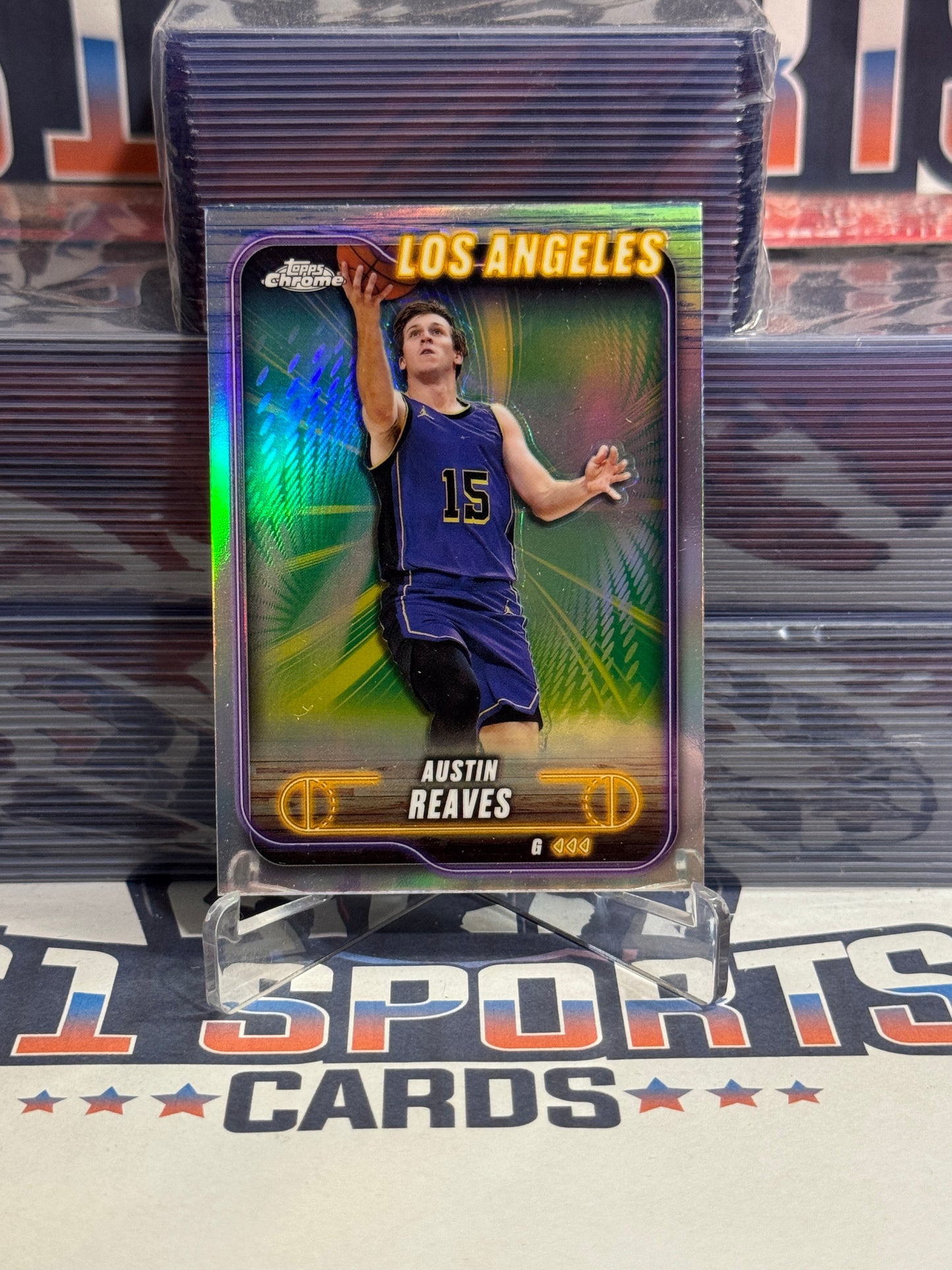2024 Topps Chrome (Refractor) Austin Reaves #87