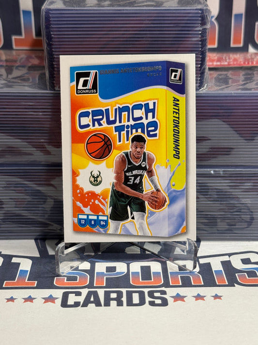 2024 Donruss (Crunch Time) Giannis Antetokounmpo #12