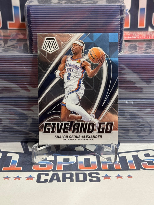 2023 Panini Mosaic (Give and Go) Shai Gilgeous-Alexander #5