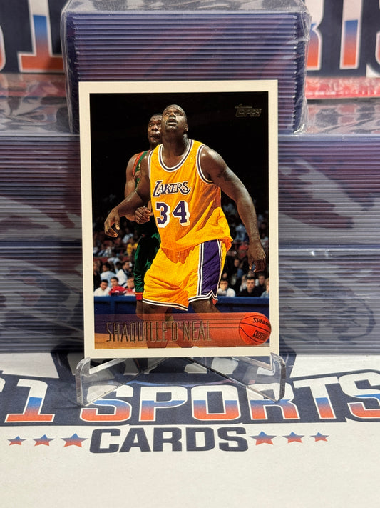 1996 Topps (Lakers Debut) Shaquille O'Neal #220