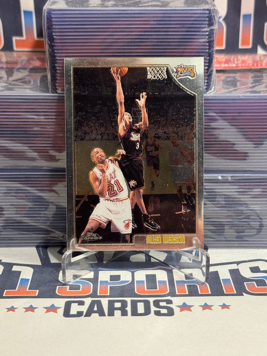 1998 Topps Chrome Allen Iverson #160