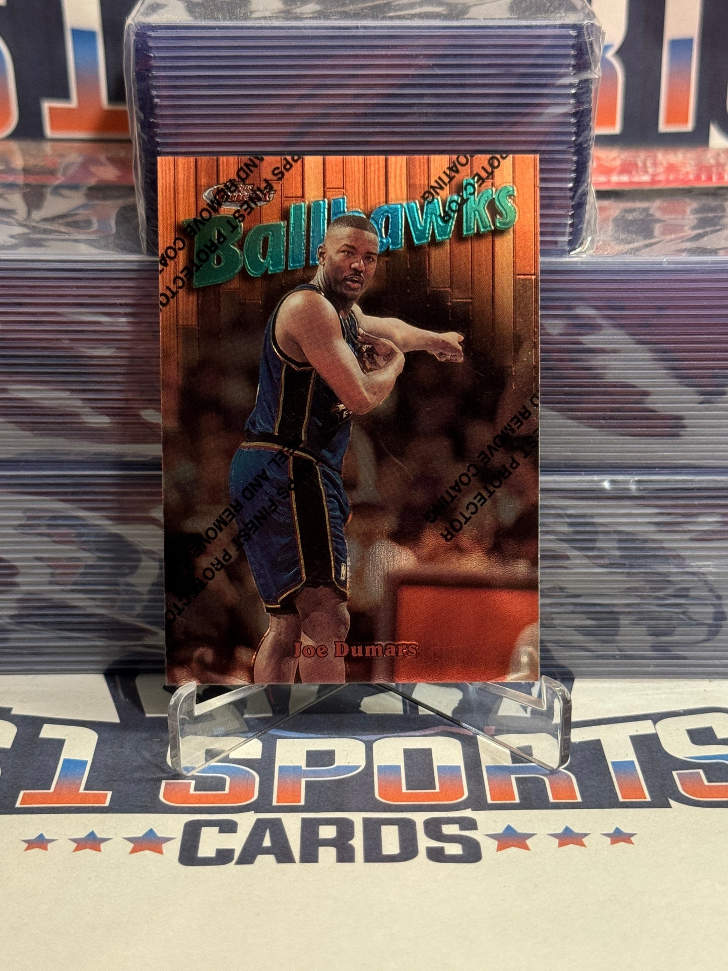 1997 Topps Finest (Ballhawks) Joe Dumars #29