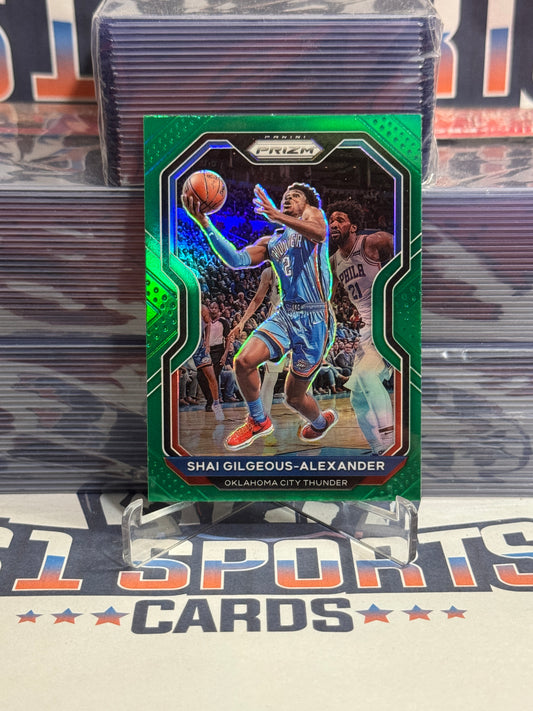 2020 Panini Prizm (Green Prizm) Shai Gilgeous-Alexander #118