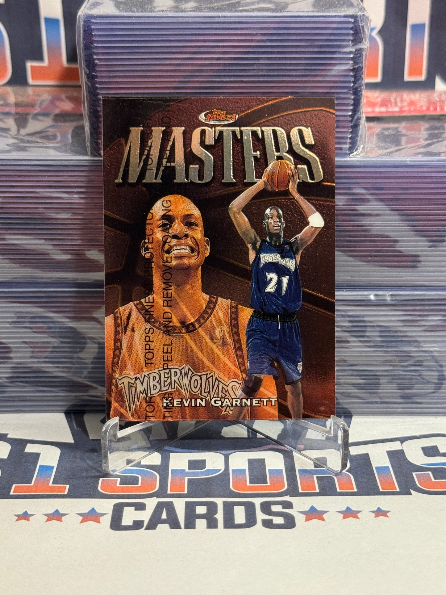 1997 Topps Finest (Masters) Kevin Garnett #246