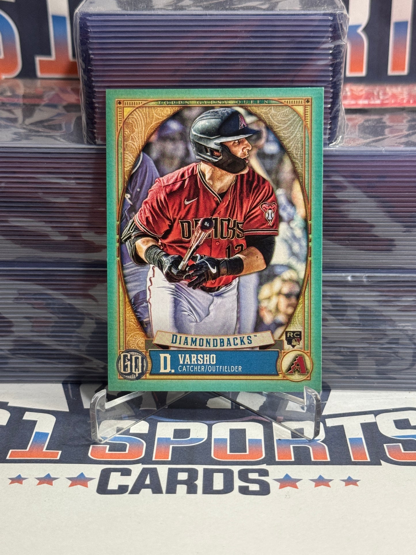 2021 Topps Gypsy Queen (Teal 190/199) Dalton Varsho Rookie #71