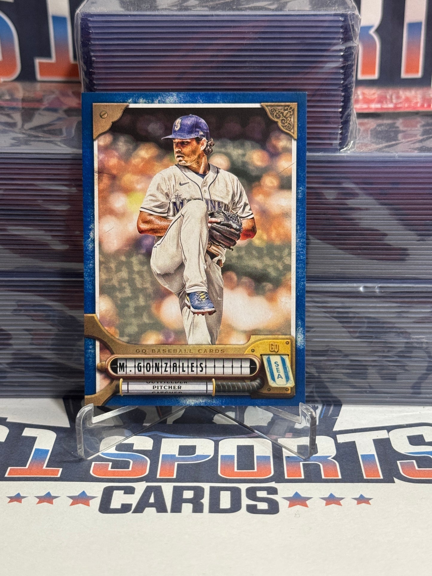 2022 Topps Gypsy Queen (Blue 96/250) Marco Gonzales #186