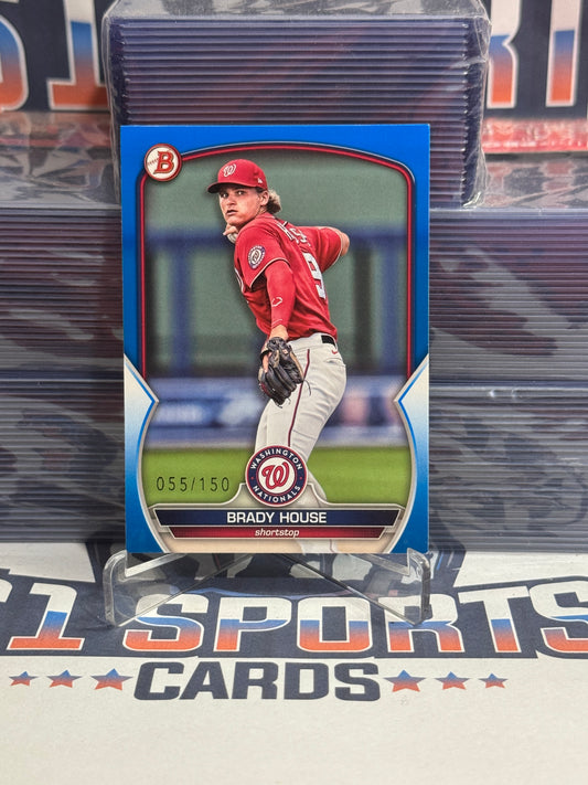 2023 Bowman Prospects (Blue 55/150) Brady House #BP-68