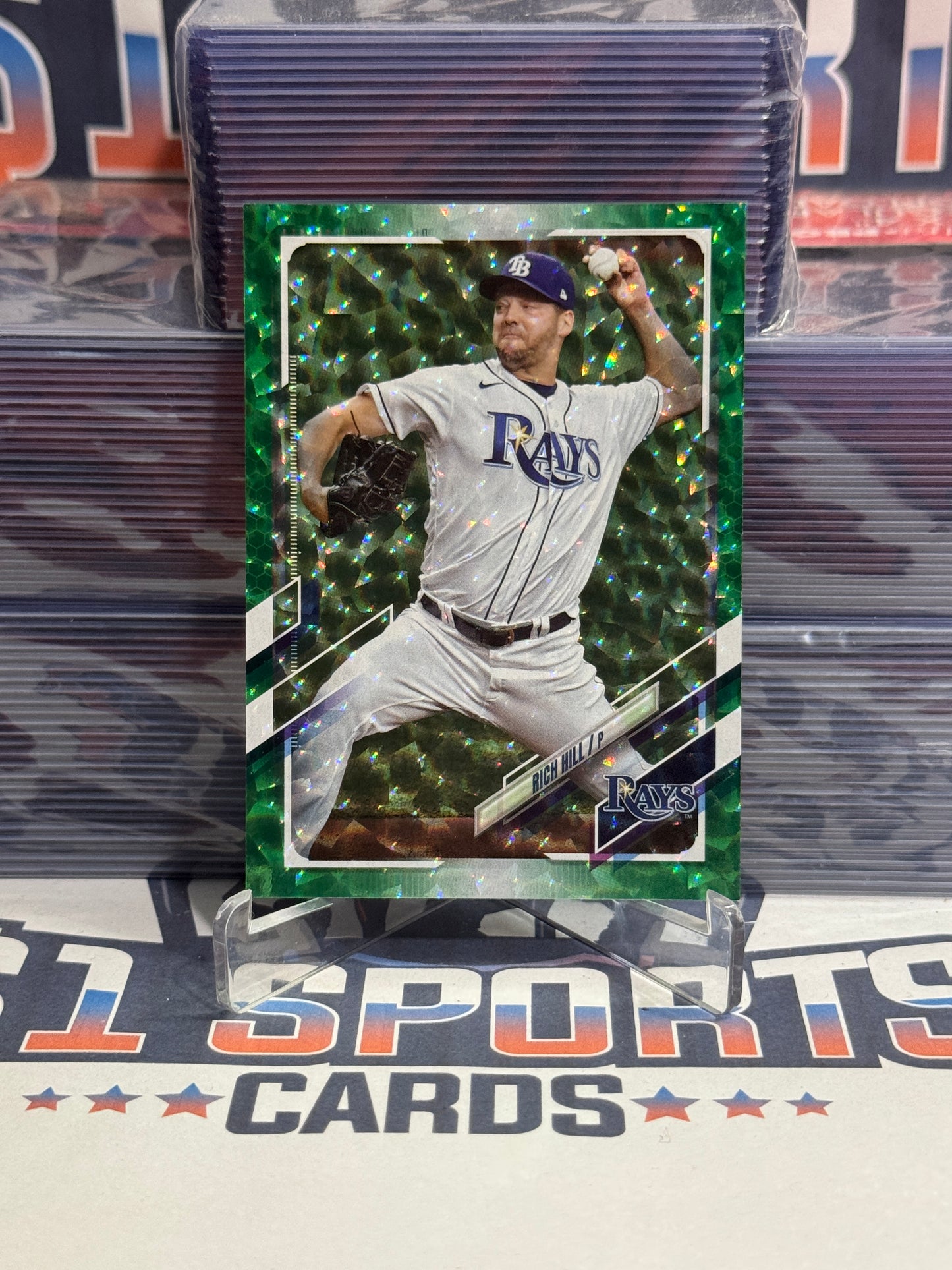 2021 Topps Update (Green Foil 78/499) Rich Hill #US128