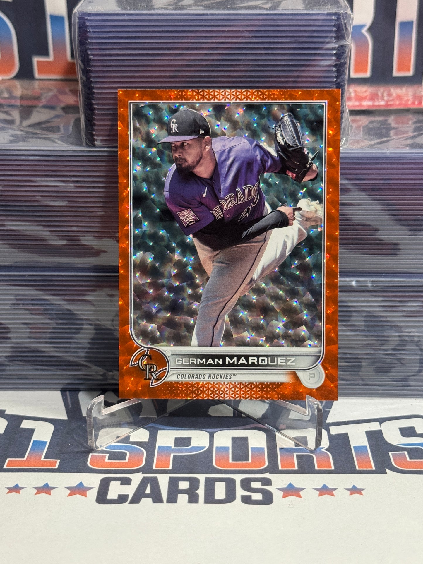 2023 Topps (Orange Foil 190/299) German Marquez #498