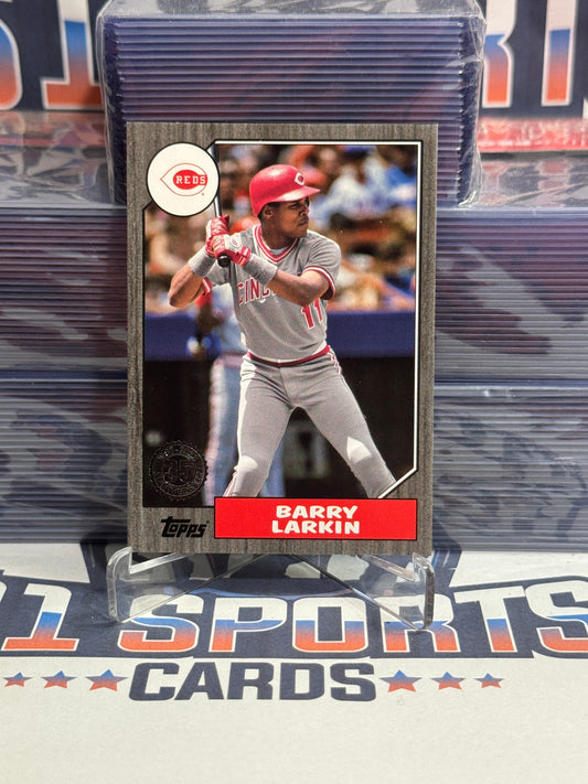 2022 Topps (Black, 1987 Redux 295/299) Barry Larkin #T87-29