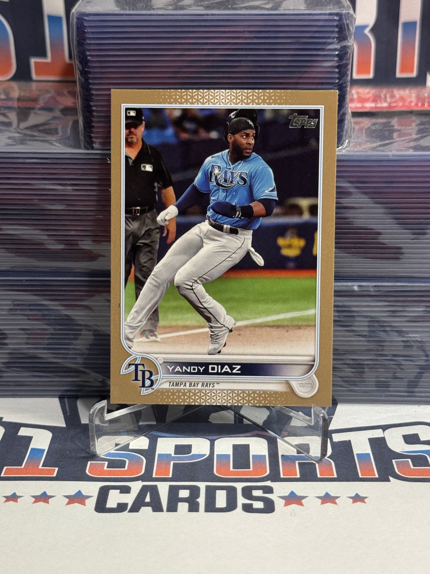 2022 Topps (Gold 496/2022) Yandy Diaz #496