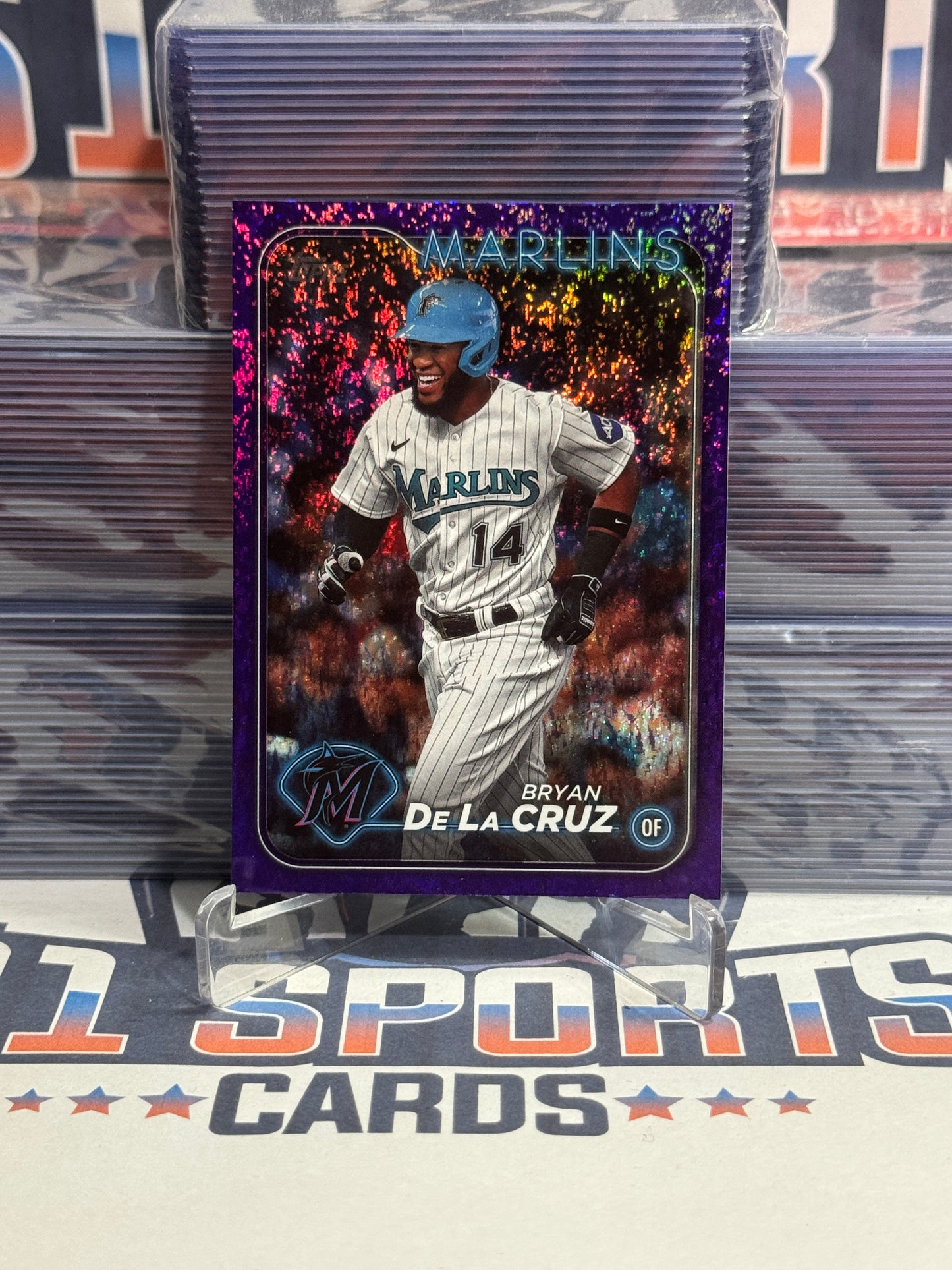 2024 Topps (Purple Foil 649/799) Bryan De La Cruz #215