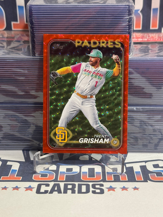 2024 Topps (Red Foil 114/199) Trent Grisham #157