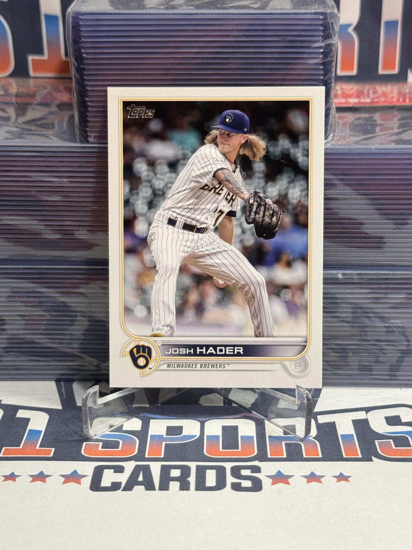2022 Topps (Advanced Stats 264/300) Josh Hader #387