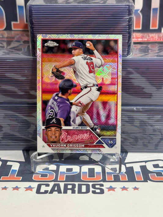 2023 Topps Chrome (Logofractor) Vaughn Grissom Rookie #48