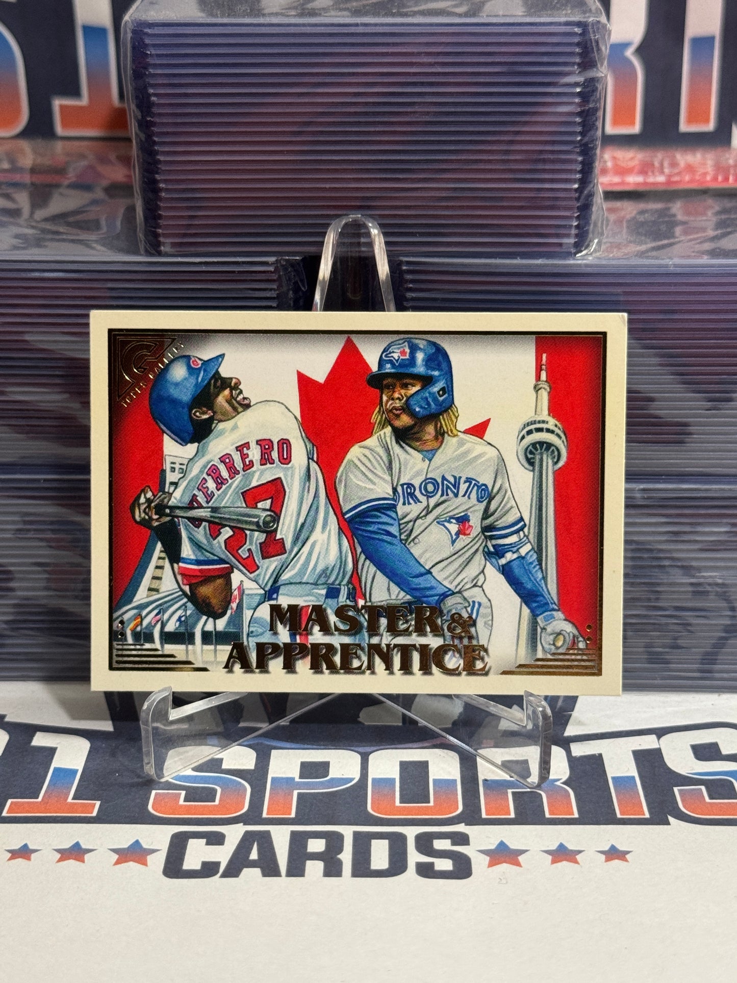 2019 Topps Gallery (Master & Apprentice) Vladimir Guerrero Jr. & Vladimir Guerrero Sr. #MA-GGJ