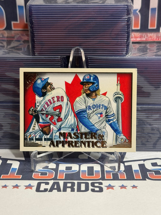 2019 Topps Gallery (Master & Apprentice) Vladimir Guerrero Jr. & Vladimir Guerrero Sr. #MA-GGJ