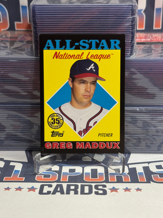 2023 Topps (Black, 1988 All-Star Redux 153/299) Greg Maddux #88AS-6