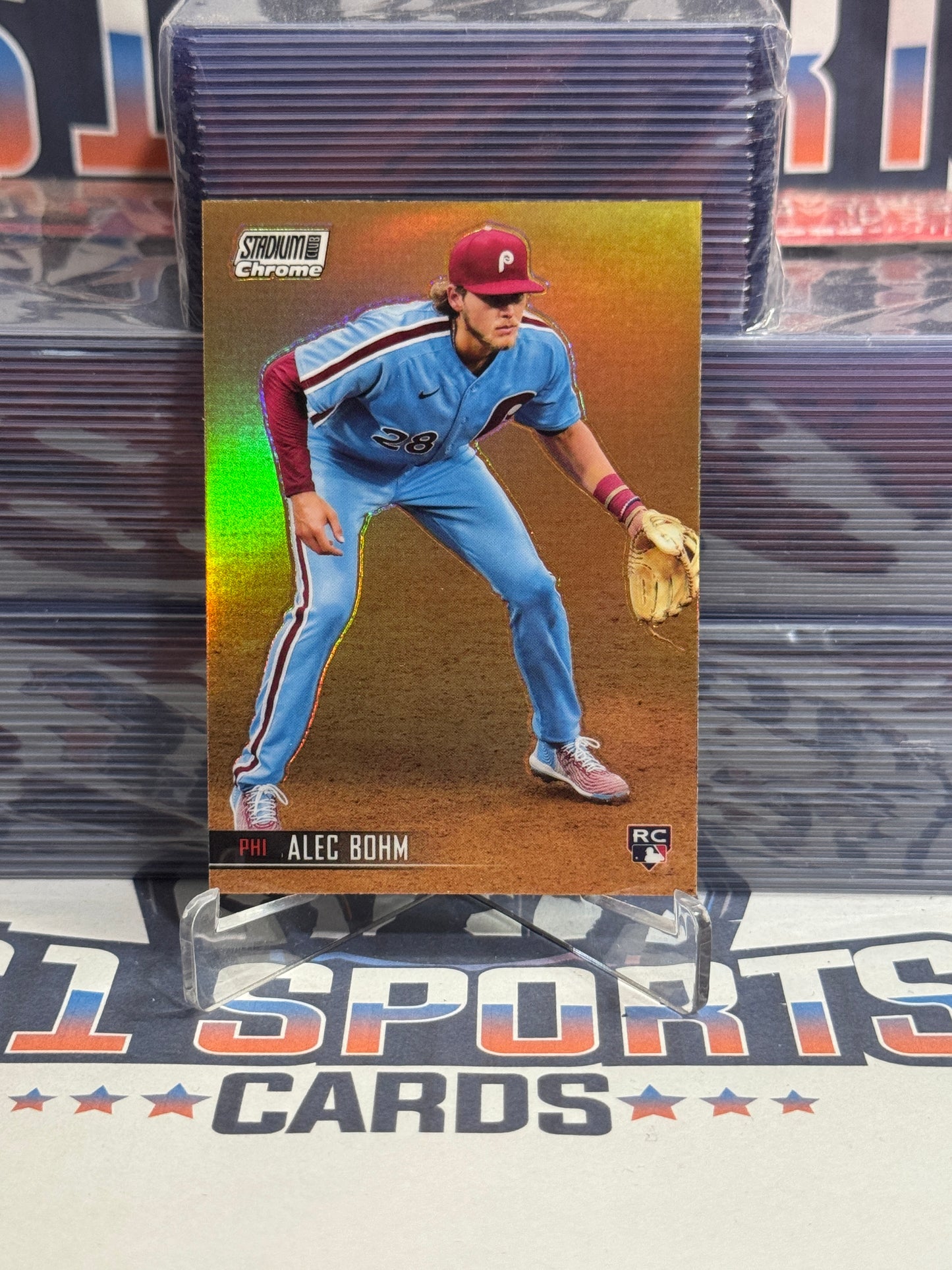2021 Topps Stadium Club Chrome (Refractor) Alec Bohm Rookie #112