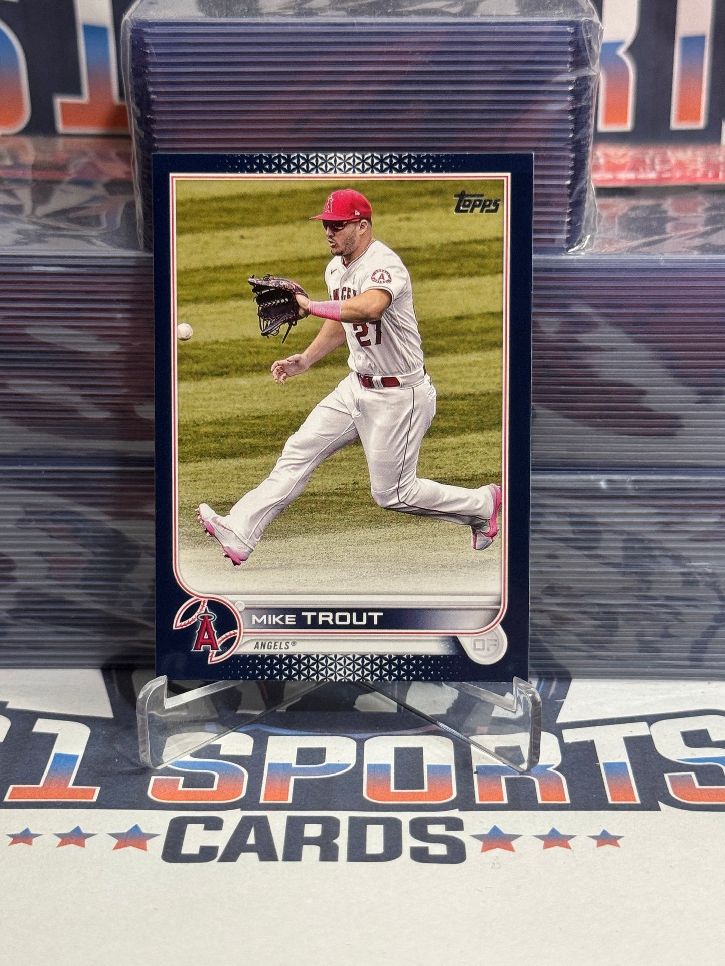 2021 Topps (Navy) Mike Trout #27