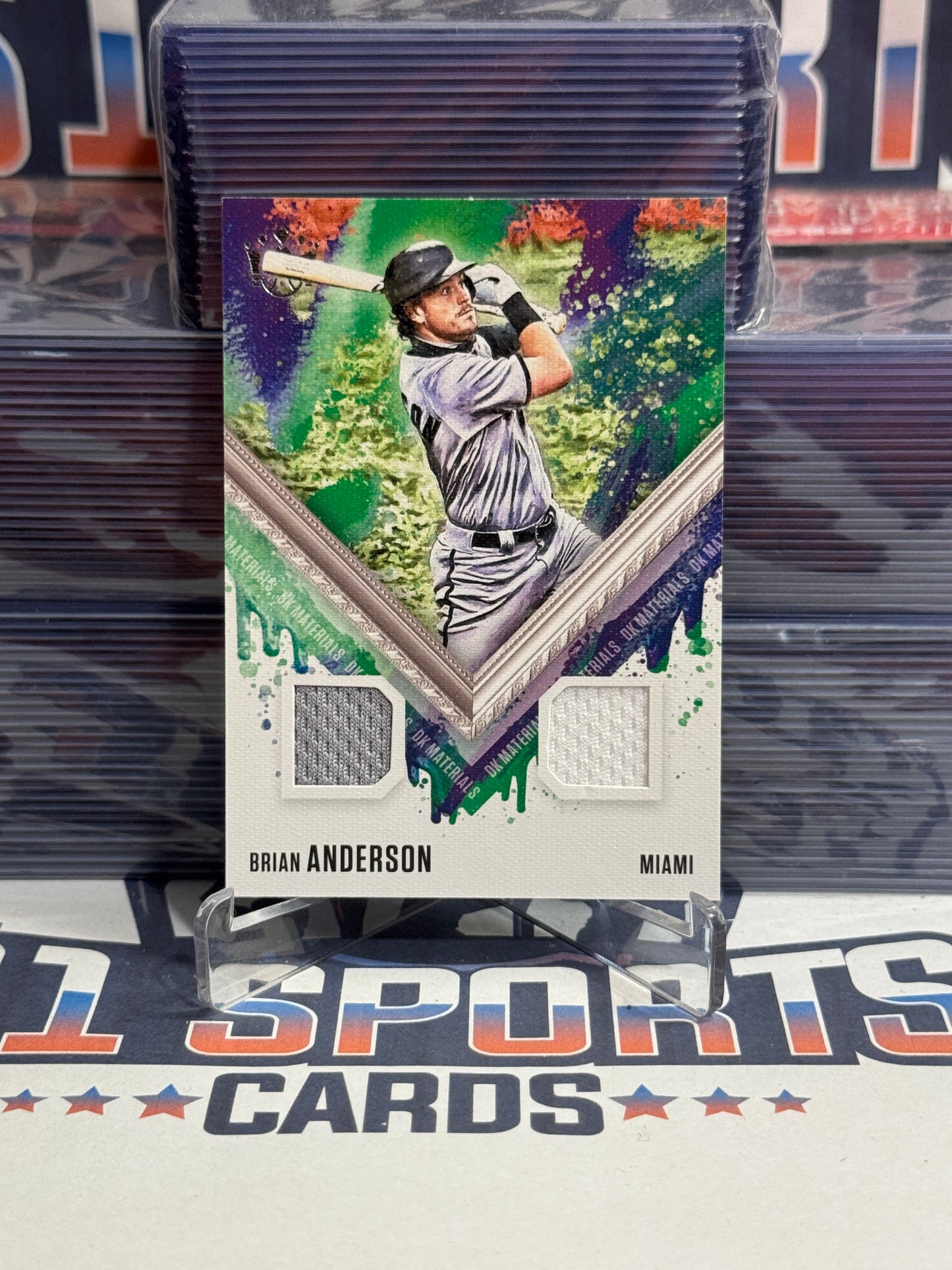 2021 Panini Diamond Kings (Dual Relic) Brian Anderson #DKM-BA