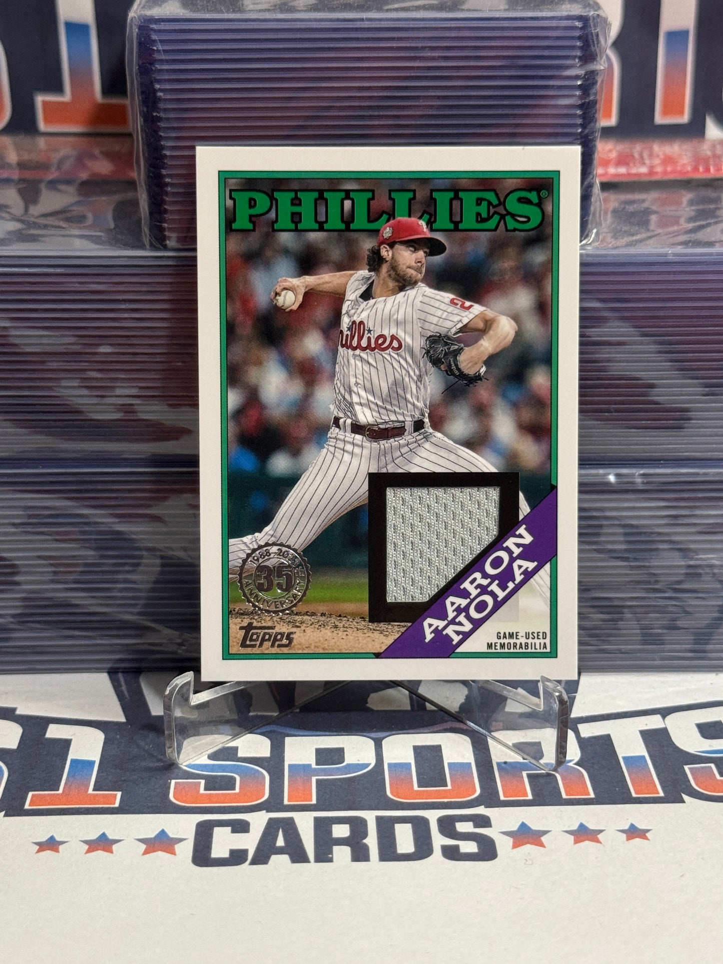 2023 Topps (1988 Redux Relic) Aaron Nola #88R-AN
