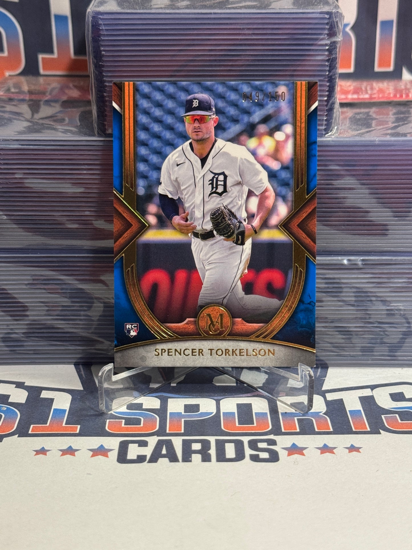 2022 Topps Museum Collection (Blue 49/150) Spencer Torkelson Rookie #83