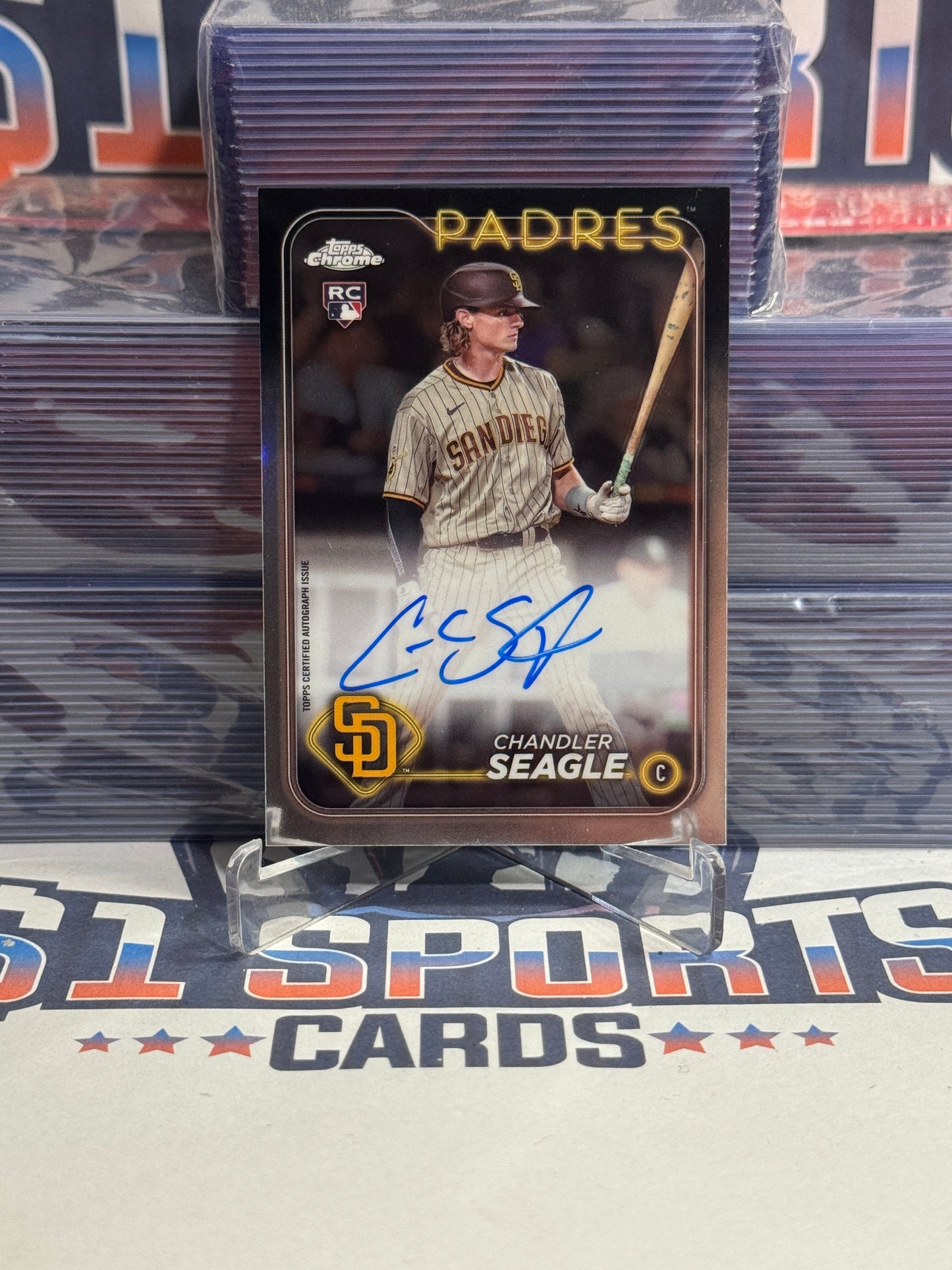 2024 Topps Chrome (Auto) Chandler Seagle Rookie #RA-CHS