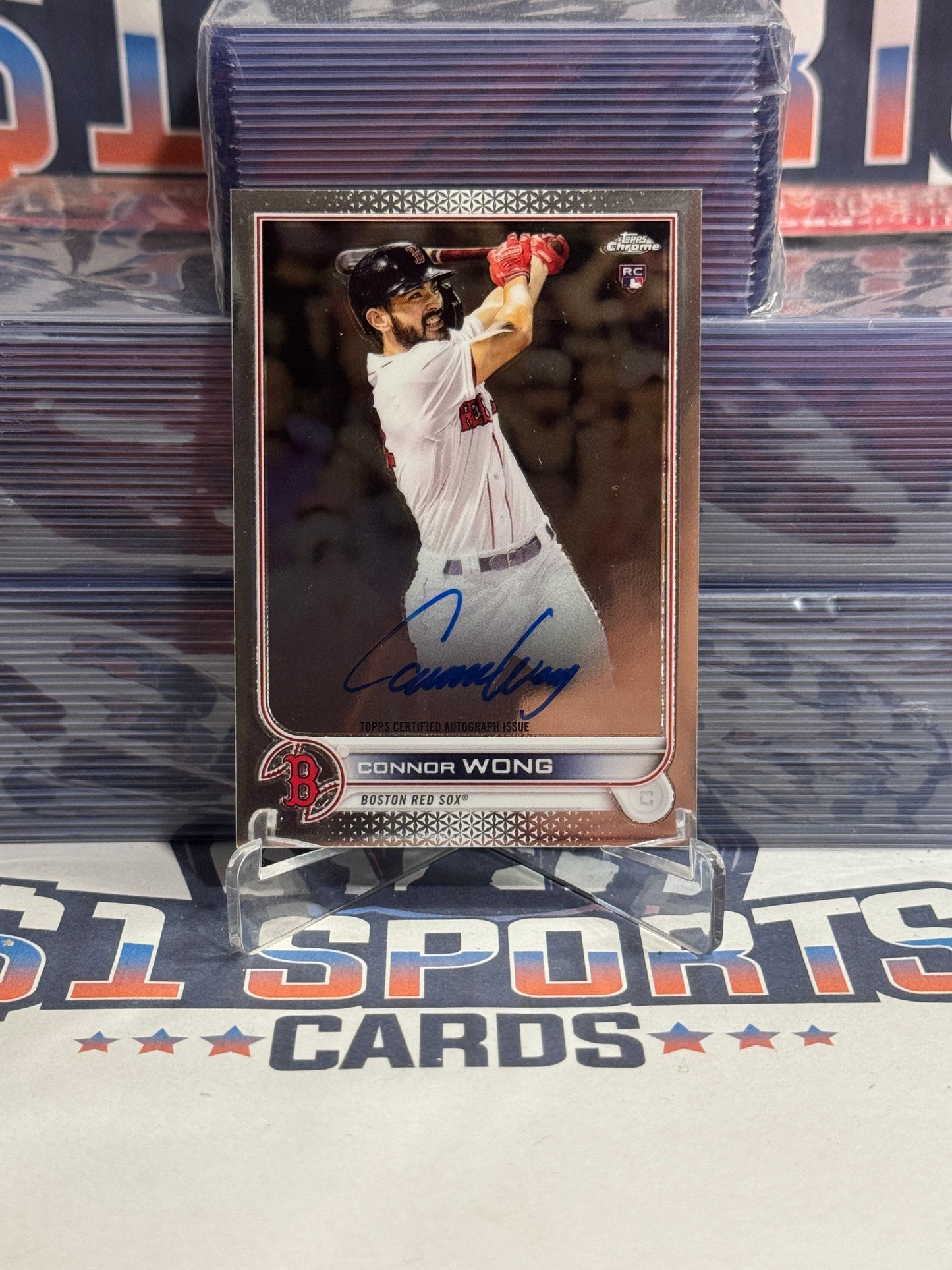 2022 Topps Chrome (Auto) Connor Wong Rookie #RA-CW