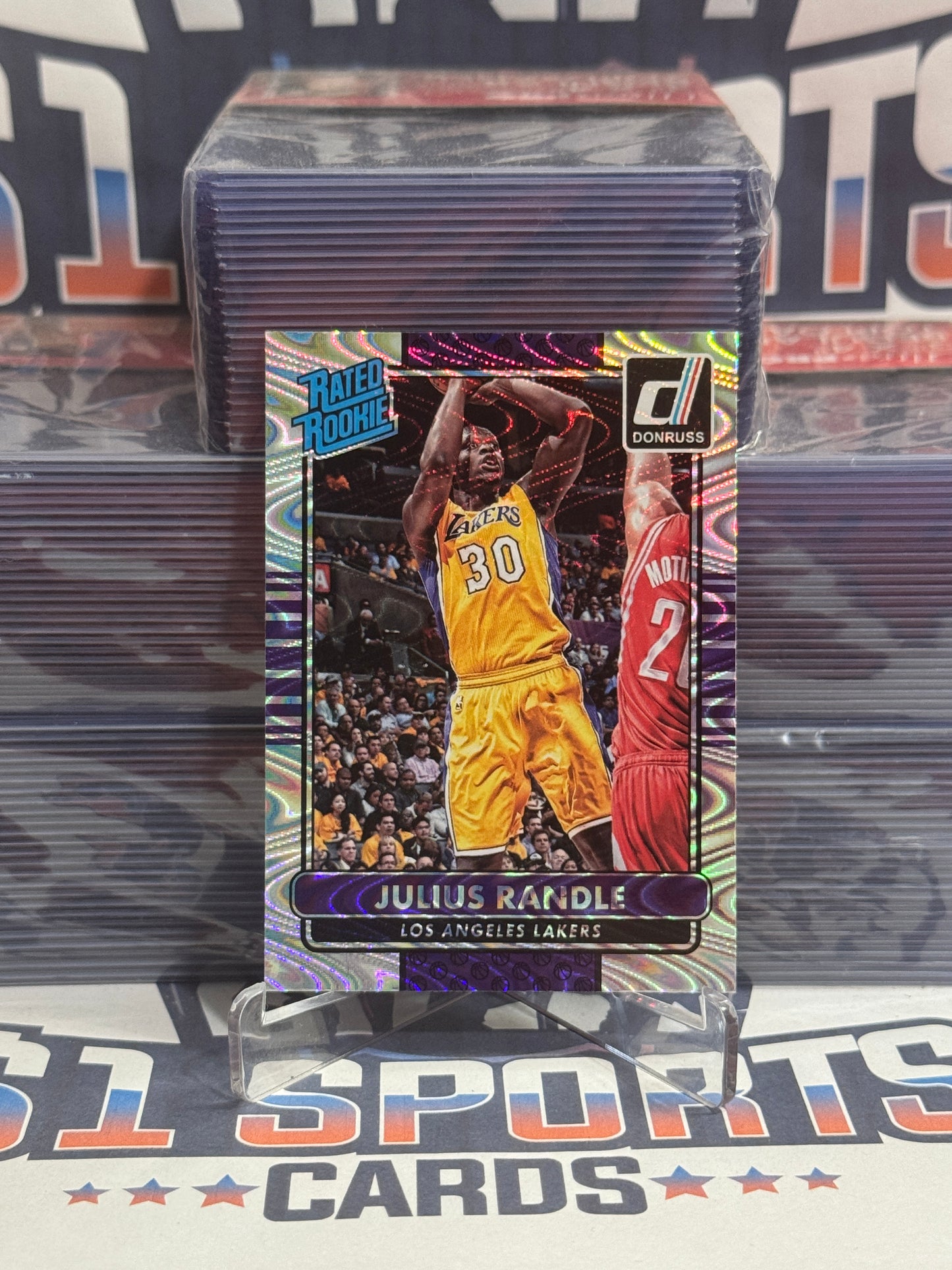 2014 Donruss (Swirlorama, Rated Rookie) Julius Randle #224