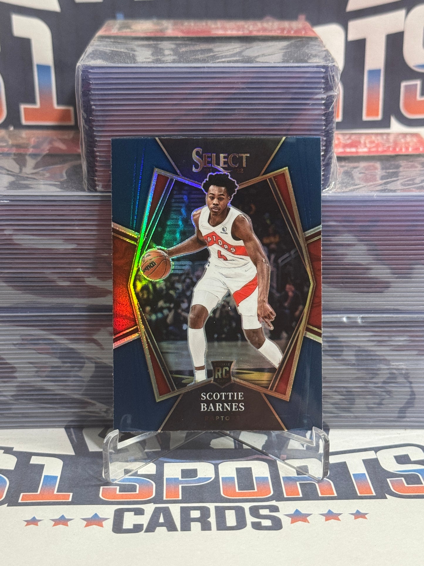 2021 Panini Select (Silver Prizm) Scottie Barnes Rookie #111