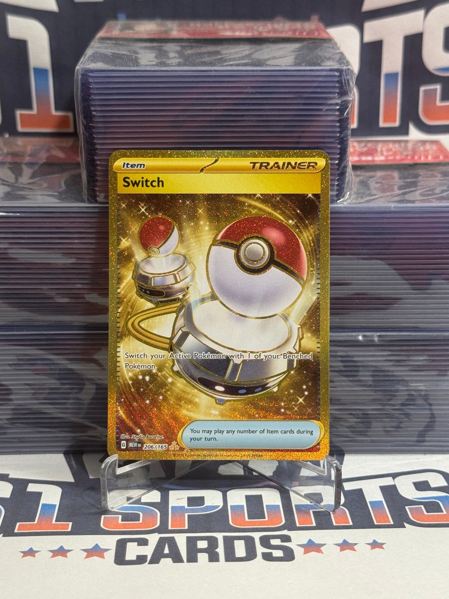 Pokemon TCG: Scarlet & Violet 151 - Switch (Hyper Rare) #206