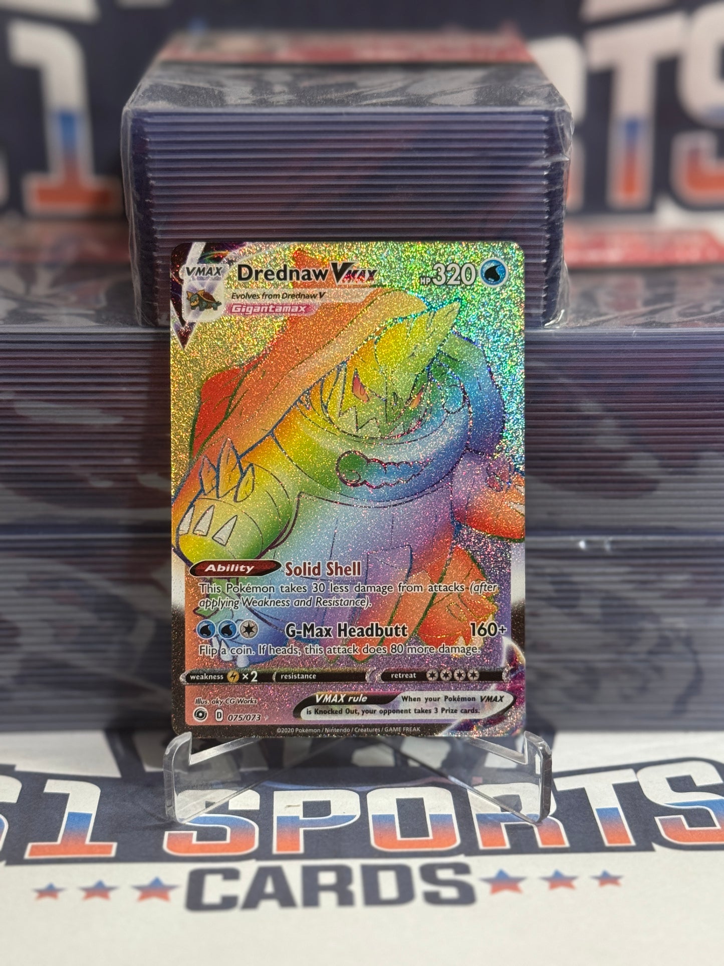 Pokemon TCG: Champion's Path - Drednaw VMAX (Secret Rare) #75
