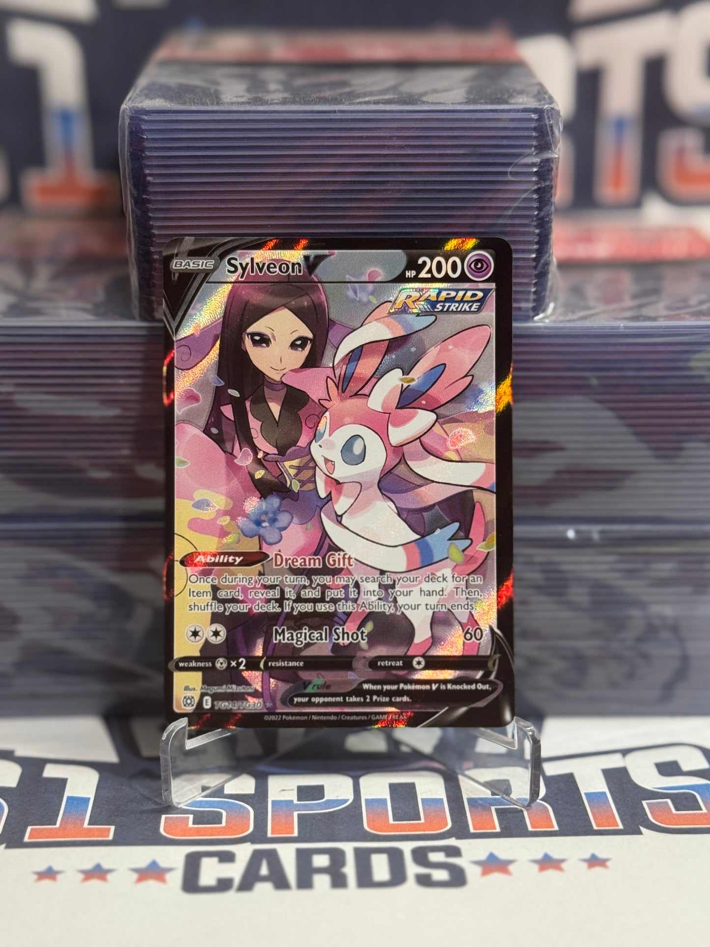 Pokemon TCG: Brilliant Stars: Trainer Gallery - Sylveon V (Ultra Rare) #TG14