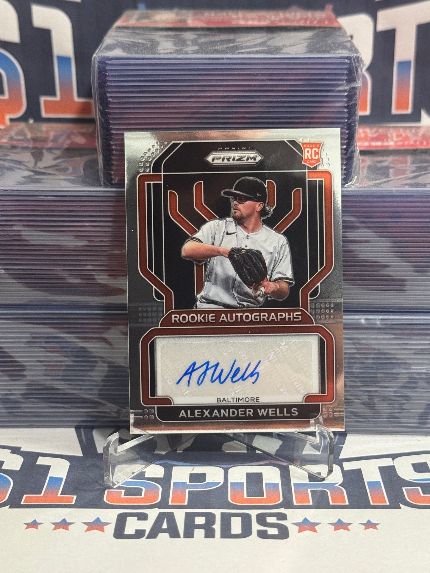 2022 Panini Prizm (Rookie Autographs) Alex Wells #RA-AW